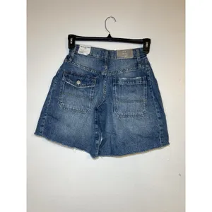 We The Free Boomerang High Rise Bermuda Denim Shorts Women’s Size 24 Blue thumbnail 3