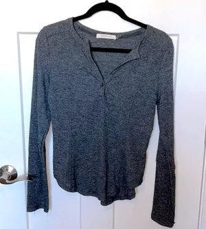 Vici Huxley Cotton Blend Henley Top thumbnail 2