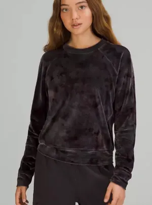 Lululemon Velour Down Crewneck Sweatshirt Women’s 4 thumbnail 1