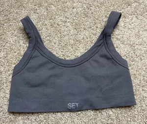 SetActive Ribbed Scoop Bra thumbnail 1