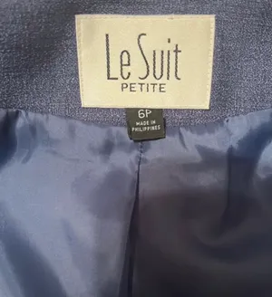 Le Suit Blue blazer jacket thumbnail 5