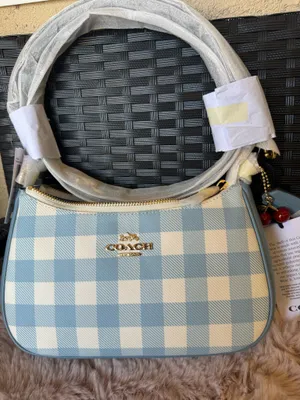 Coach CES65 Teri Shoulder Bag With Gingham Print And Charm thumbnail 2