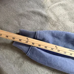 Aerie Crop Distressed Hoodie Full Zip Size S Blue Grunge Boxy Oversized thumbnail 11
