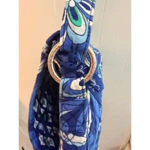 Vera Bradley Mediterranean Blue Messenger Crossbody Purse Bag thumbnail 4