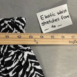 Ninexis Womens Size Medium Zebra Print Knit Maxi Slit Skirt Resortwear Mobwife thumbnail 12