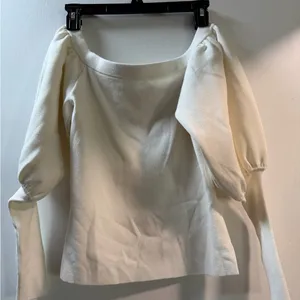 ANTONIO MELANI Cream Knit Top thumbnail 1