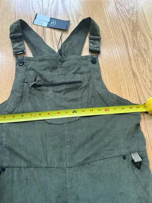 Backcountry Kamas Corduroy Overalls Womens L Kalamata Green NWT Utility Cargo thumbnail 7