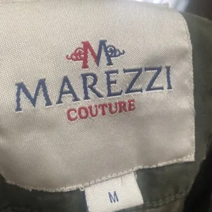 Marezzi couture olive green hooded jacket Size M thumbnail 5
