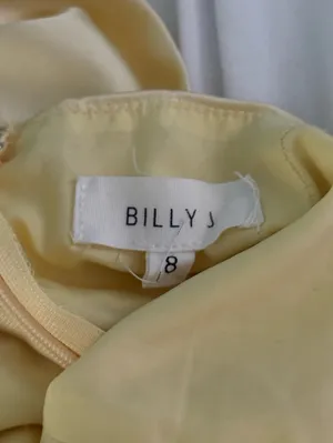 Billy J Harlowe Maxi Dress in Butter Yellow thumbnail 4