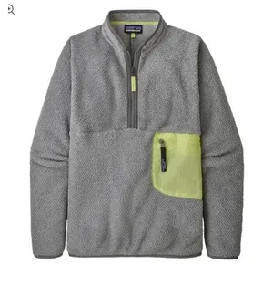 Patagonia Women's Re-Tool 1/2 Zip Pullover in Tailored Gray&Nickel, M thumbnail 1
