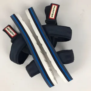 Hunter Original Beach Summer Sandals Navy Blue Size 6 W NEW thumbnail 4