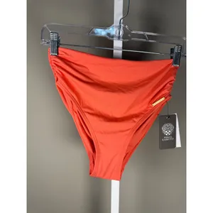 Vince Camuto Pop Coral Swim Bottoms NWT High Rise‎ Bikini XS thumbnail 2