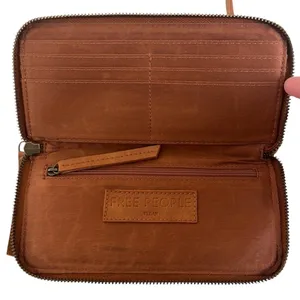 Like New Free People Wristlet Wallet Brown thumbnail 2