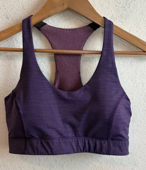 Outdoor Voices All time bra space dye purple size medium thumbnail 1