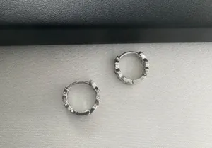 Small Silver Hoop Earrings for Men Women Streetwear Unisex Style thumbnail 4