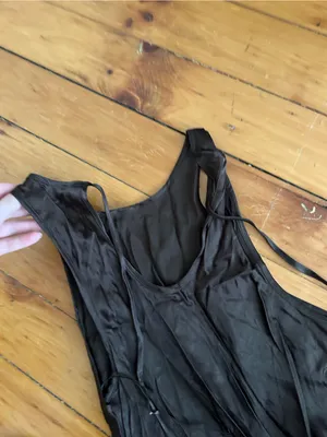 Rails Solene Dress in Moss brown xs silky thumbnail 7
