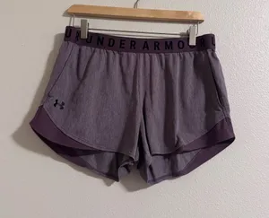 Purple Under Armour Women's Athletic Shorts thumbnail 1