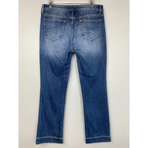 DRIFTWOOD Kelly Classic Bootcut Button Fly Medium Wash Faded Denim Jeans Size 32 thumbnail 2