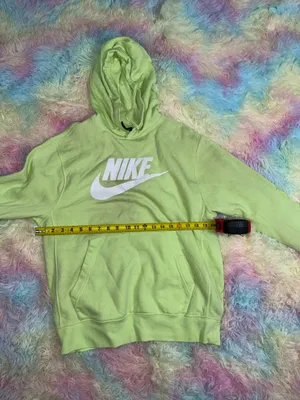 Neon green Nike Hoodie thumbnail 4