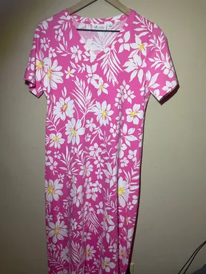 d.co Pink Floral Maxi Dress thumbnail 1