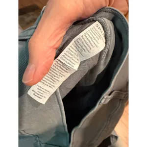 Spanx Womens Cargo Pants 3X Blue Stretch Twill Cropped Tummy Control 20399Q thumbnail 7