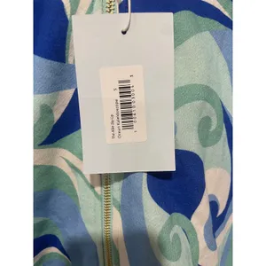 Hill House‎ Allie Zip-Up Hooded Fleece Jacket in Ocean Kaleidoscope Size Small thumbnail 7