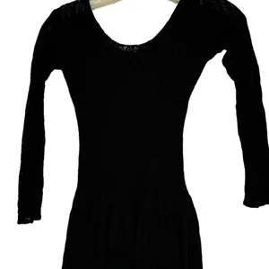 Vintage Sheer Black Lace Dress thumbnail 2