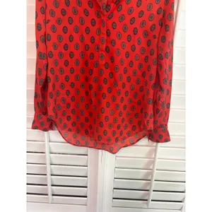 J. Crew Red‎ Blouse Size Small Red thumbnail 4