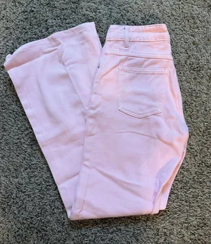 Edikted Pink Flare Jeans thumbnail 1