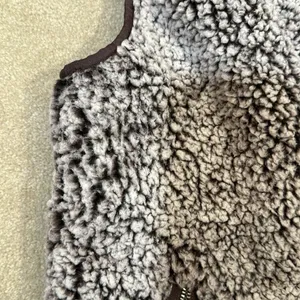 Thread + Supply Brown Off White Sleeveless Sherpa Vest Women Size Small thumbnail 5