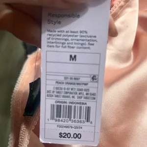 Peach Satin Soft Skirt thumbnail 5