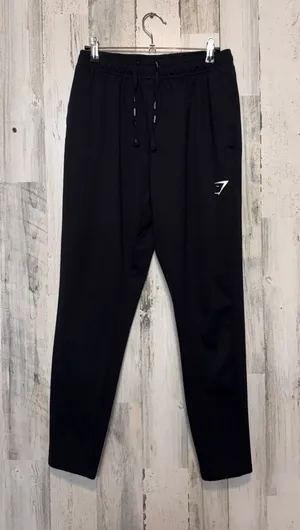 Gymshark Black Training Joggers Womens Size Small S Tapered Sweatpants Athletic thumbnail 1