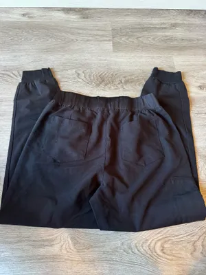 Mandala Scrubs Black High Waisted Jogger Scrub Pants thumbnail 3
