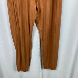 Aerie Offline Orange Brown Cozy Class Fold Over Jogger Sz.M NWT thumbnail 9