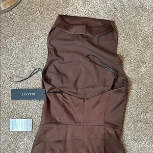Elliatt Brown Asymmetrical Dress thumbnail 5