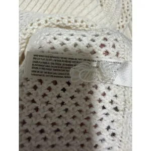 Anthropologie Daily Practice Half-Zip‎ Oversized Pullover Sweater Cream Medium thumbnail 12