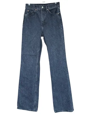 Aritzia Denim‎ Forum The Farrah Hi-Rise Wide Black Jeans Sz 27 thumbnail 7
