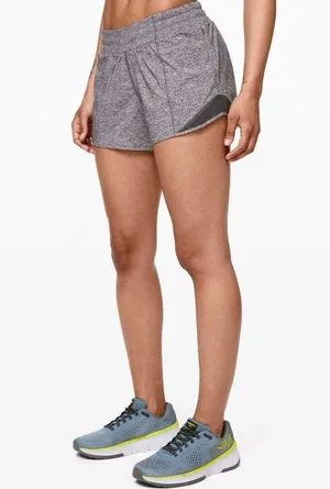 Lululemon Hotty Hot Short 4” in Heather Lux Multi Black Size 8 thumbnail 2