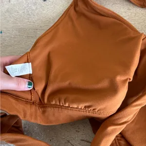 Aerie Offline Ruched Front Racerback Bra thumbnail 10