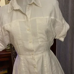 Zara Short Shirt Dress Medium thumbnail 6