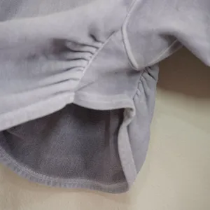 FP Movement Size Small‎ Purple Grey Sweatshirt Ruched Side Cropped Oversized thumbnail 5