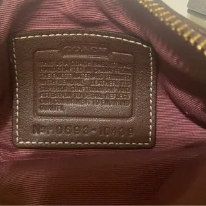 Coach Patchwork Brown Leather Suede Duffel Shoulder Bag Crossbody Purse Handbag thumbnail 7