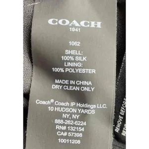 Coach Tiered Snap Aline Midi Skirt Sz.0 Stretch Waist - Dots Black Multicolor thumbnail 9