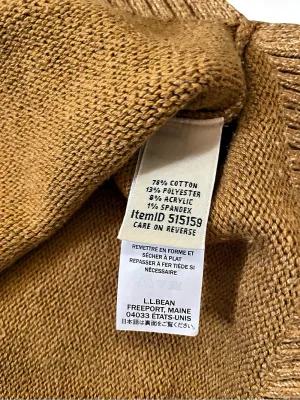 L.L.Bean Women's SuperSoft Waffle Sweater, Turtleneck Brown Medium thumbnail 3