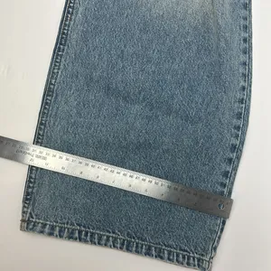 REVICE new with tags Baggy, Straight Leg Jeans in Faded Blue Wash thumbnail 10