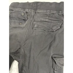 Womens H&M Cargo Jogger Pants Black XS thumbnail 4