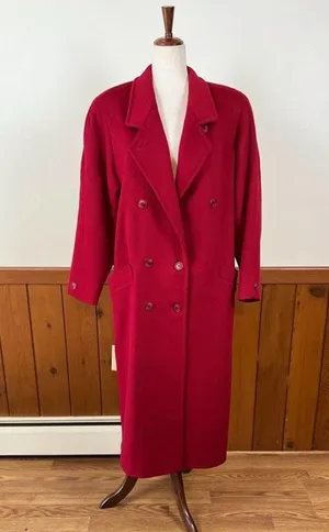 Gorgeous Vintage 1980s Cassidy Hand Tailored Wool Coat! thumbnail 1