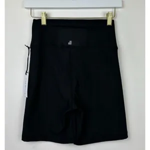 WeWoreWhat Lace Up Biker Shorts Black Revolve Stretch Athleisure Womens XL NWT thumbnail 7