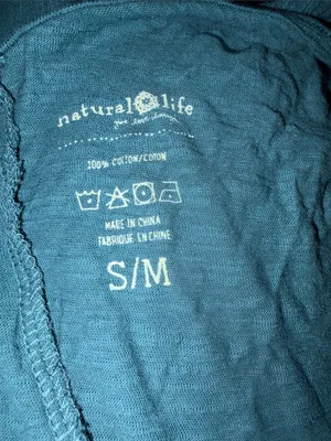 Natural Life Teal Blue Wide Leg Sleeveless Lounge Jumpsuit S/M thumbnail 4