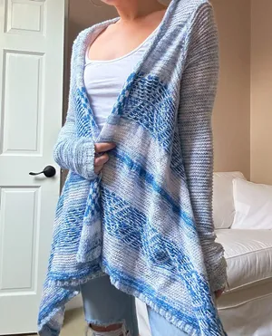 Hollister Blue Cardigan thumbnail 1